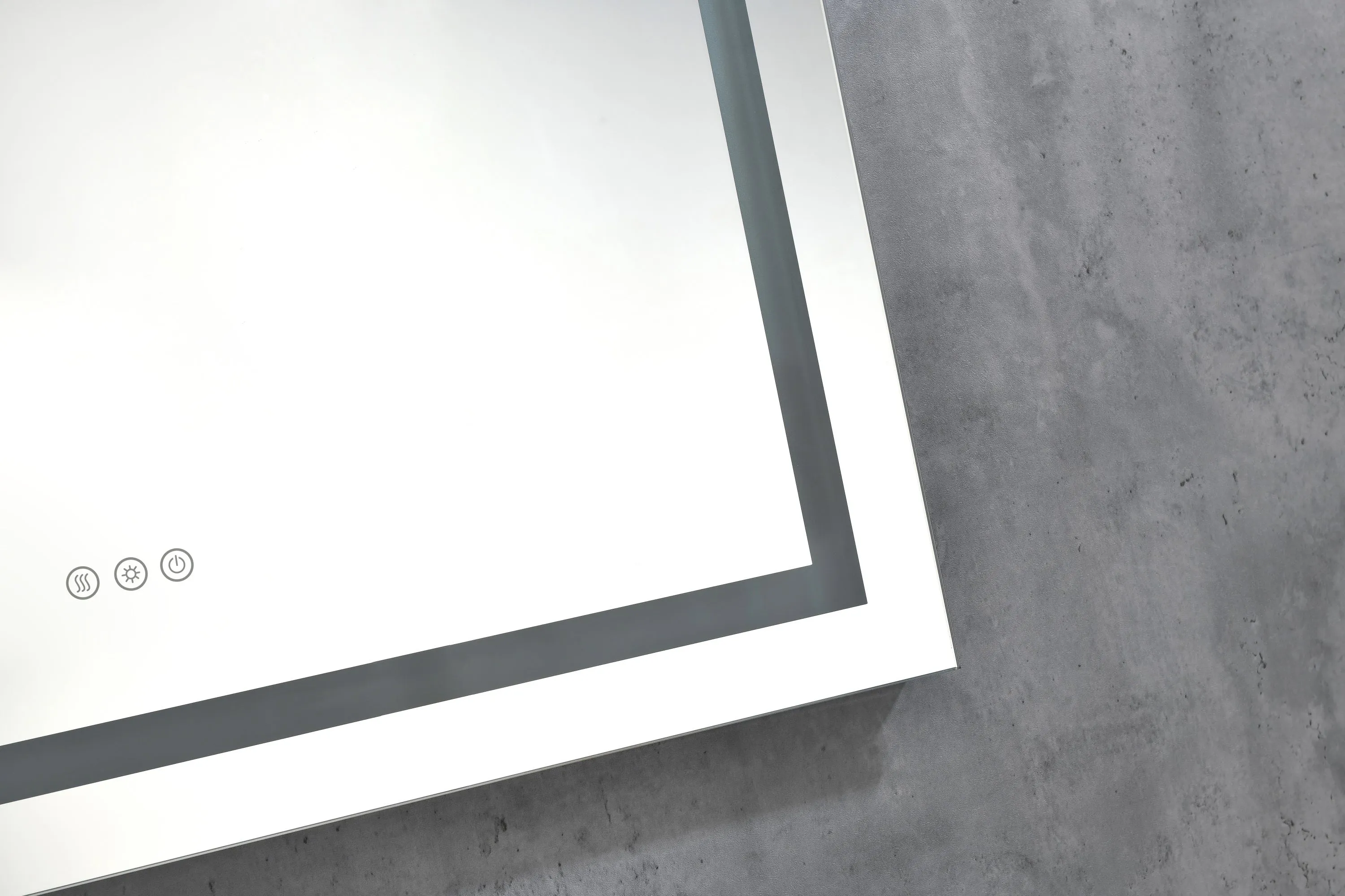 36x 36Inch LED Mirror Bathroom Vanity Mirrors with Lights, Wall Mounted Anti-Fog Memory Large Dimmable Front Light Makeup Mirror