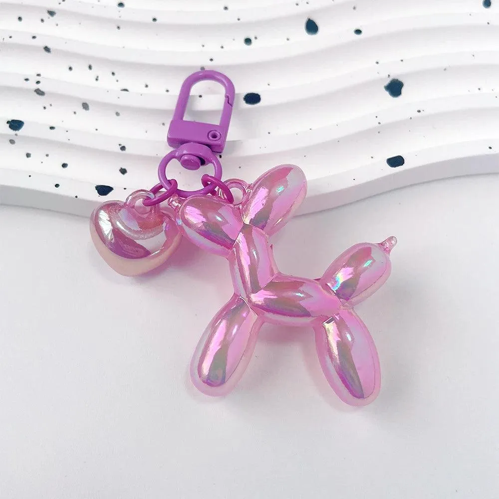Acrylic Balloon Dog Keychains: Stylish Accessories for Women & Couples