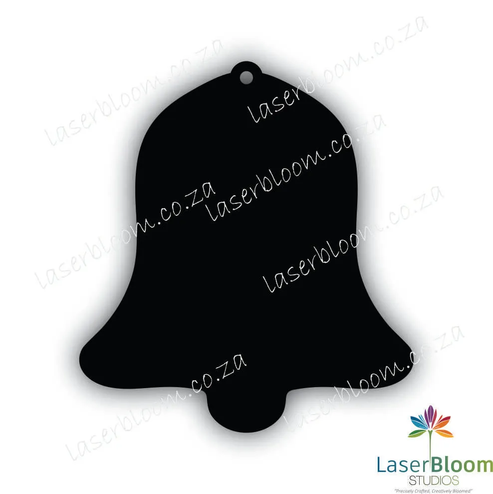 Acrylic Blank Bell- Select Your Thickness (1.5mm, 2mm, 3mm)
