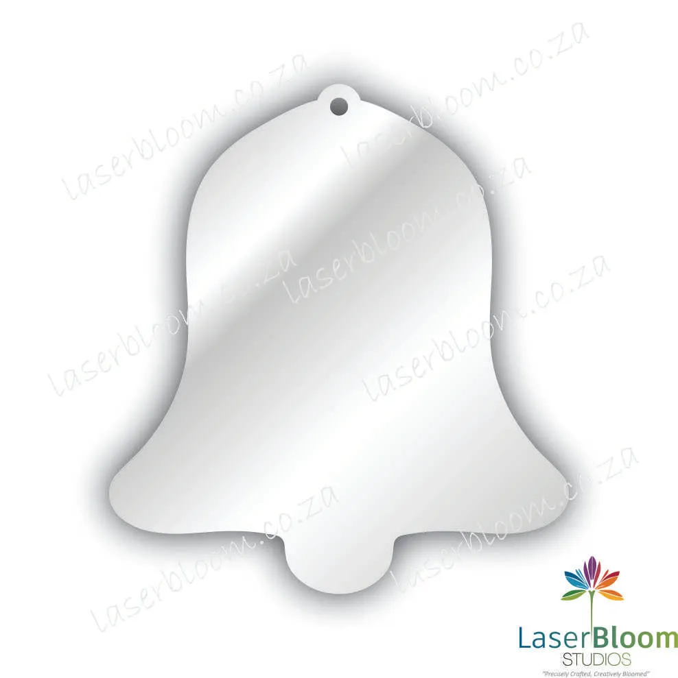 Acrylic Blank Bell- Select Your Thickness (1.5mm, 2mm, 3mm)