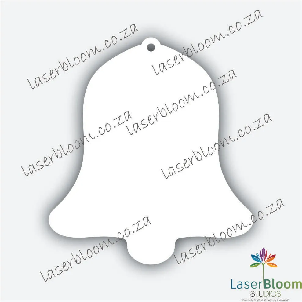 Acrylic Blank Bell- Select Your Thickness (1.5mm, 2mm, 3mm)