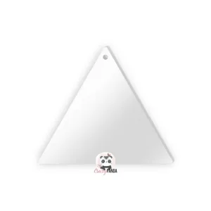 Acrylic Blank Clear Triangle (Sizes) ~ 3mm