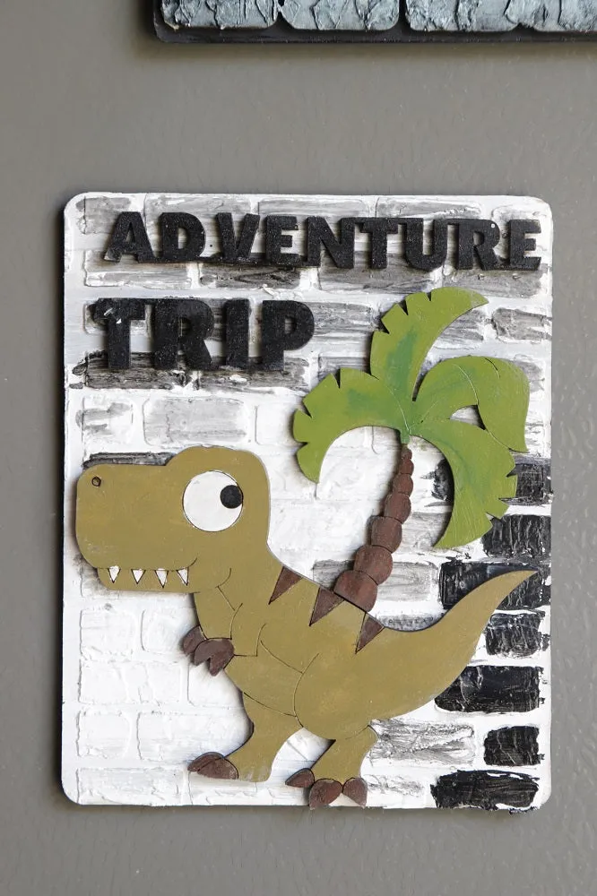 Adventure Trip Hand-Painted Fridge Magnet