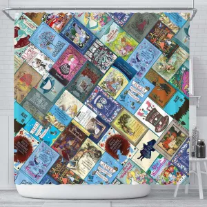 Alice In Wonderland Book Cover Curtain