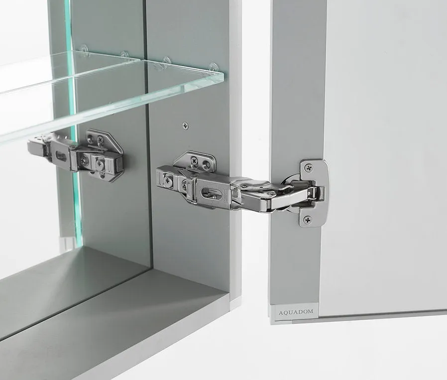 Aquadom Edge Royale 40x32 LED Lighted Triple Door Medicine Cabinet