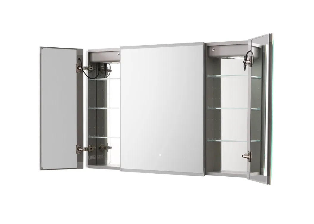 Aquadom Edge Royale 40x32 LED Lighted Triple Door Medicine Cabinet