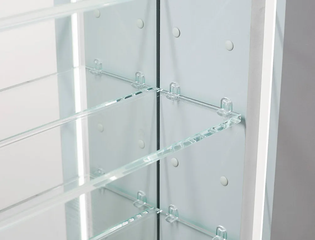Aquadom Edge Royale 40x32 LED Lighted Triple Door Medicine Cabinet