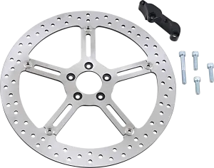 ARLEN NESS Big Brake Rotor - 15" - Front Left - Harley-Davidson 02-965