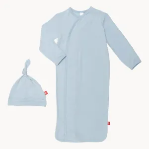 Baby Blue Gown   Hat Set