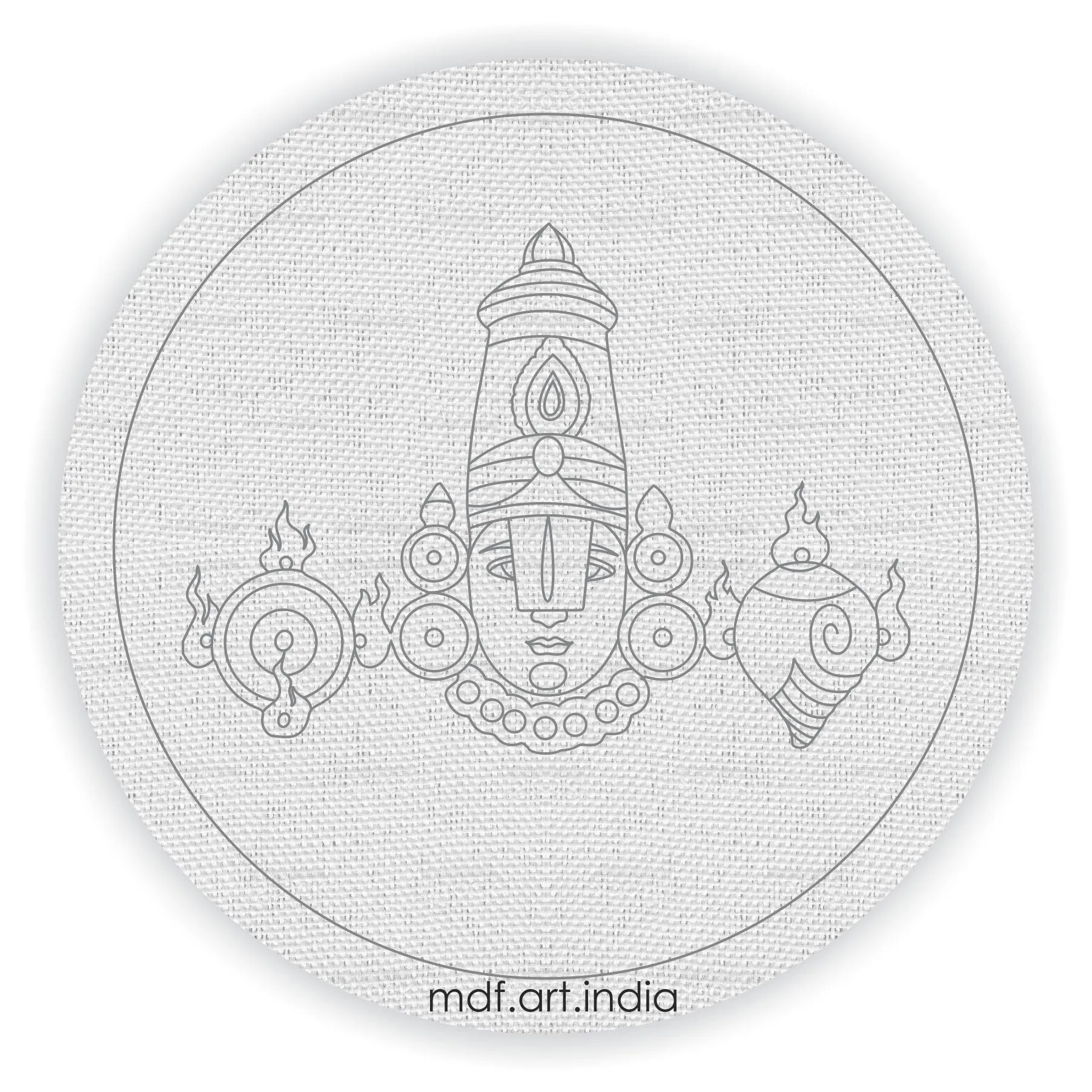 Balaji Pre-Marked Canvas
