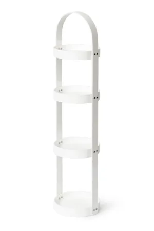 Beech Wood 4 Tray Round Storage Caddy | Wireworks Mezza
