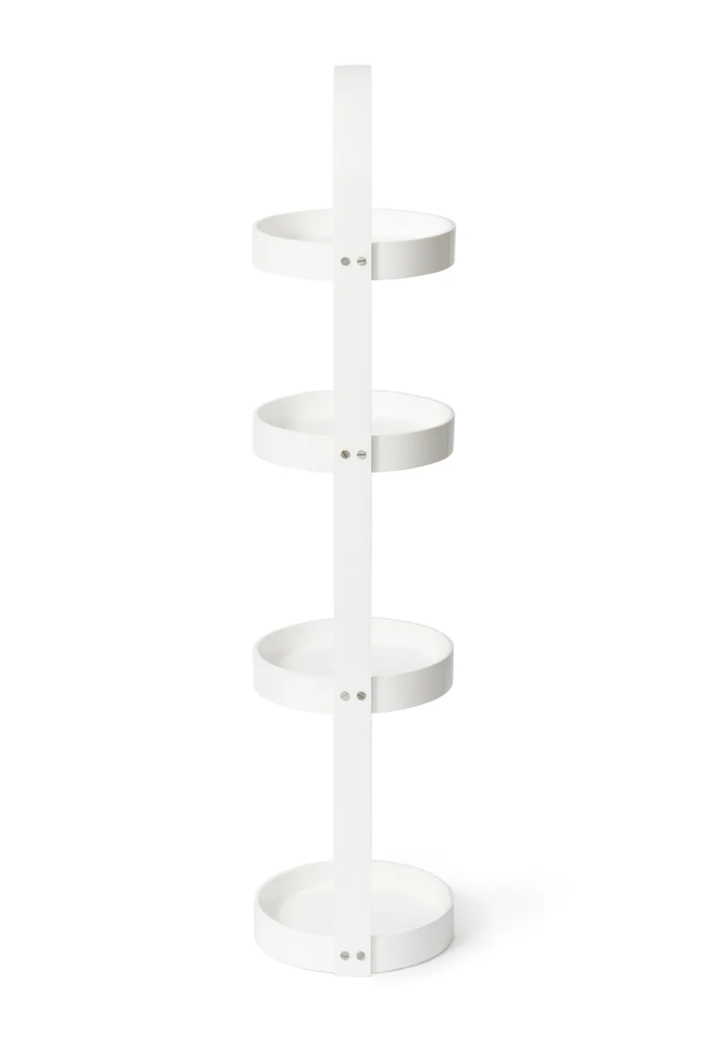 Beech Wood 4 Tray Round Storage Caddy | Wireworks Mezza