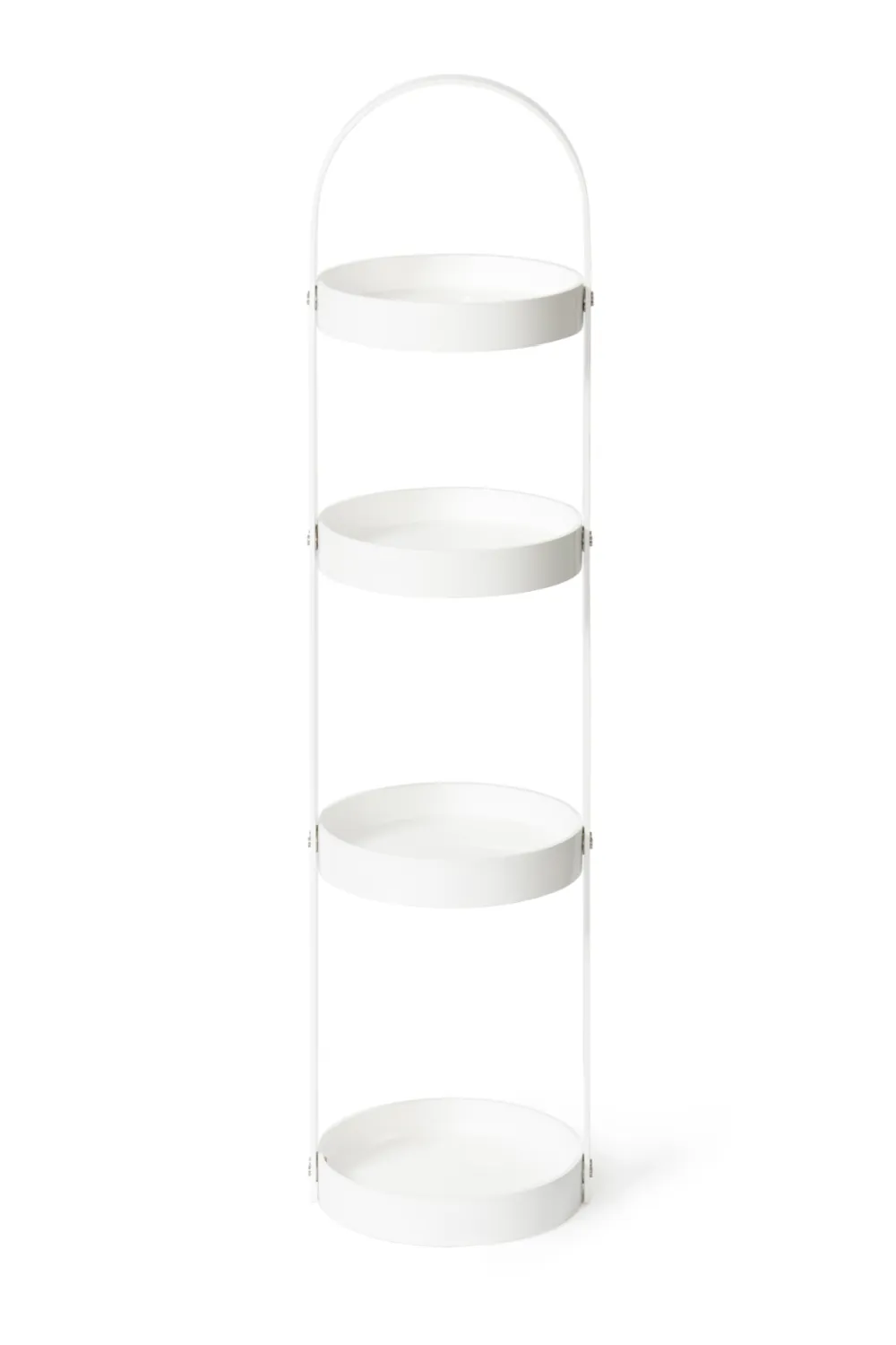 Beech Wood 4 Tray Round Storage Caddy | Wireworks Mezza