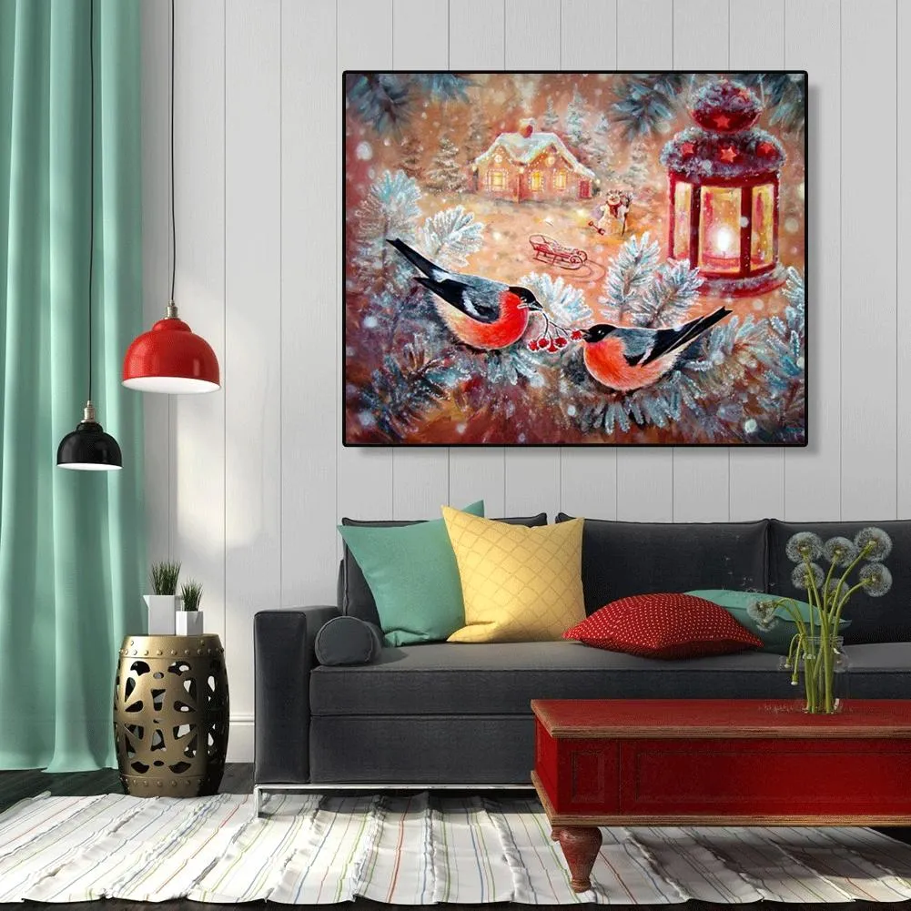 Bird-Paint By Numbers 50*40cm