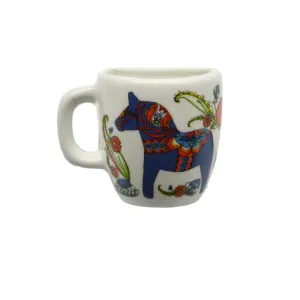 Blue Dala Horse Decorative Mug Magnets