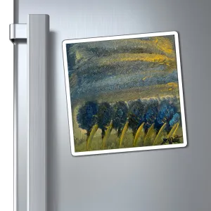 Bluebonnets in the Storm” Magnets
