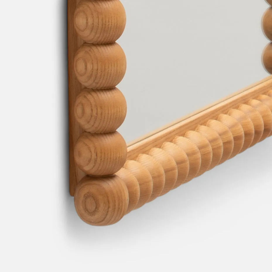 Bobbin Ash Mirror - Floor