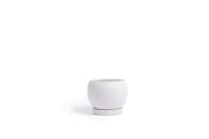 Bollé Planter White 6 Inch