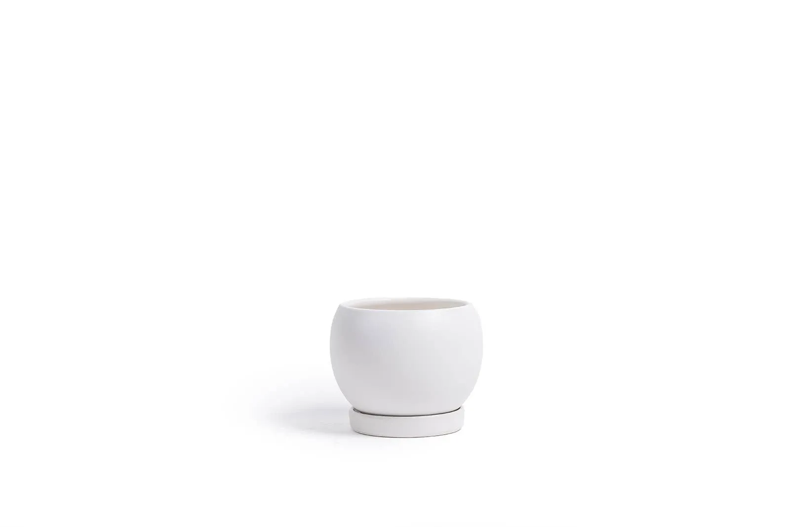 Bollé Planter White 6 Inch
