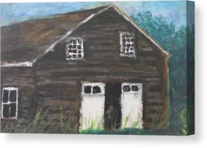 Brown Barn - Canvas Print