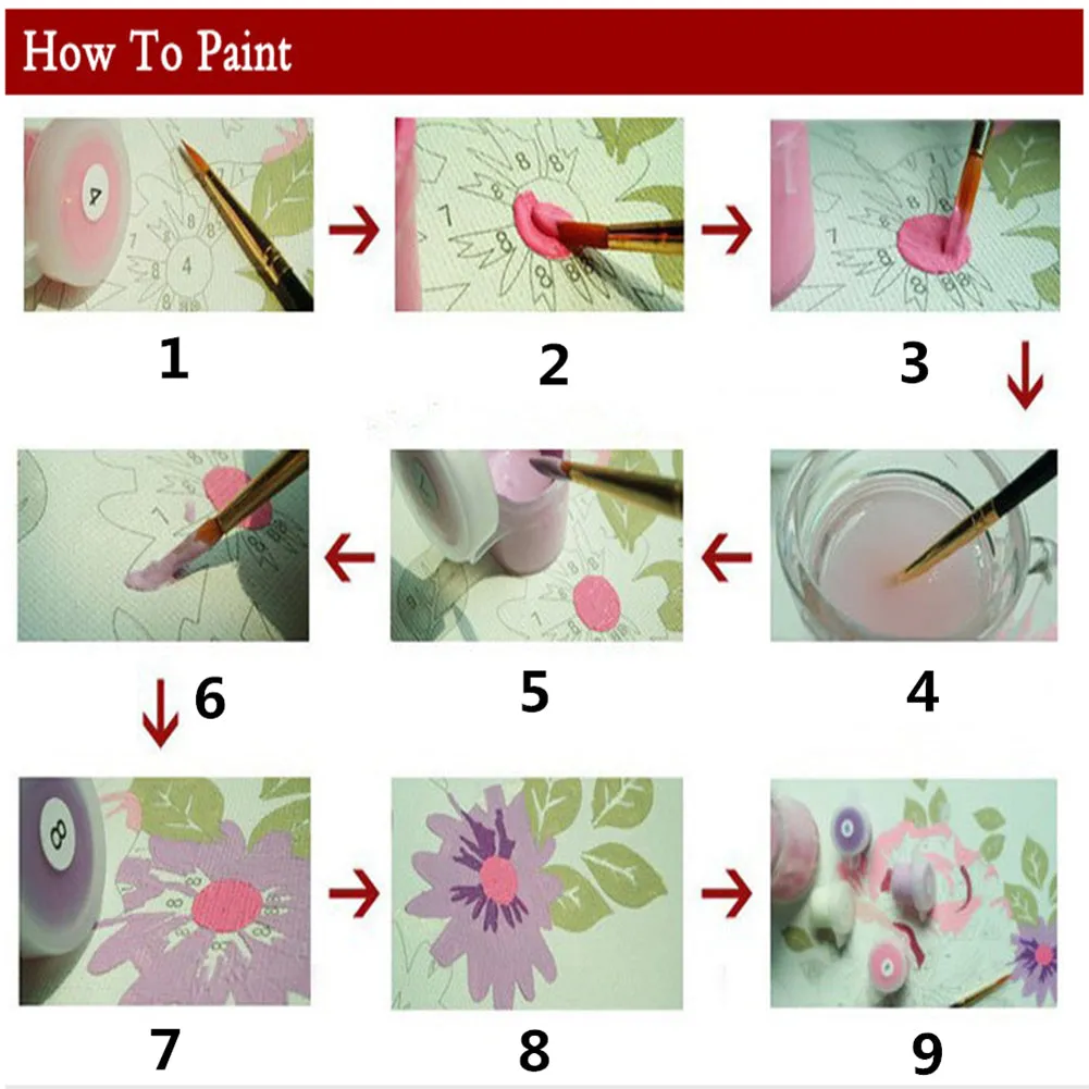 Butterfly-Paint By Numbers 50*40cm