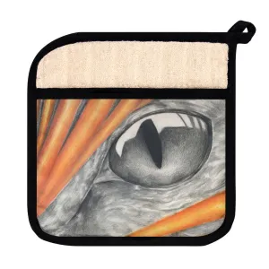 Cat Rays Pot Holder with Pocket