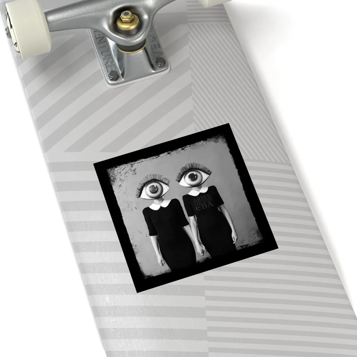 CBA Eyes of Art Square Stickers, Indoor\Outdoor by Insignia
