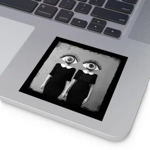 CBA Eyes of Art Square Stickers, Indoor\Outdoor by Insignia