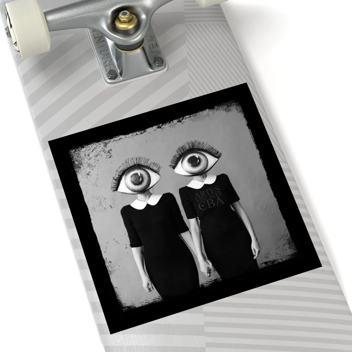 CBA Eyes of Art Square Stickers, Indoor\Outdoor by Insignia