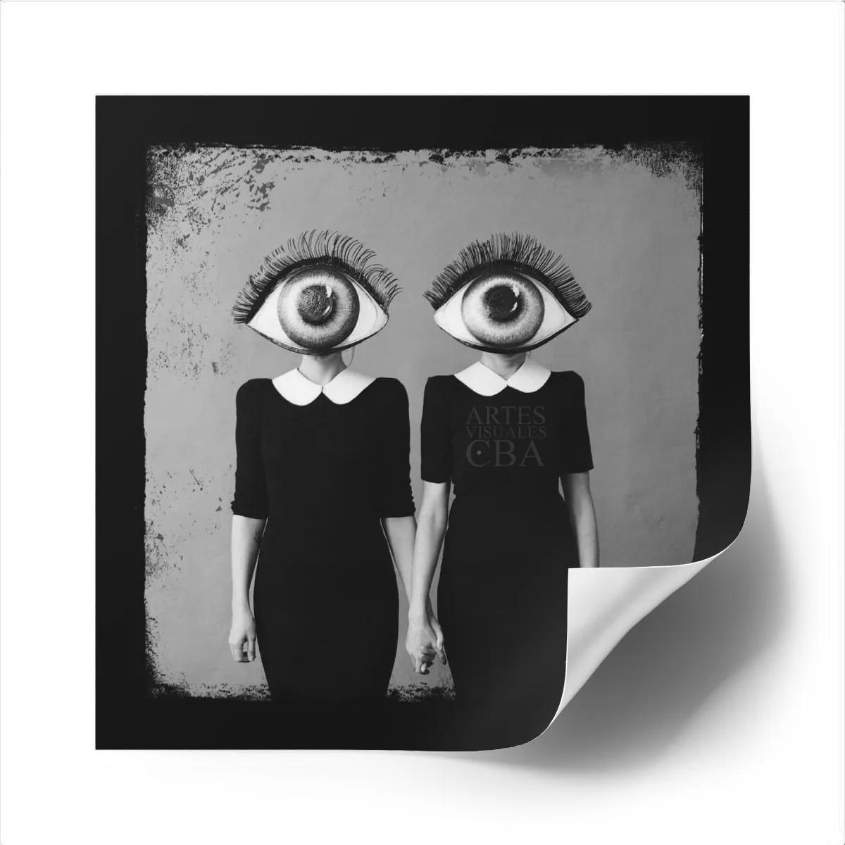 CBA Eyes of Art Square Stickers, Indoor\Outdoor by Insignia