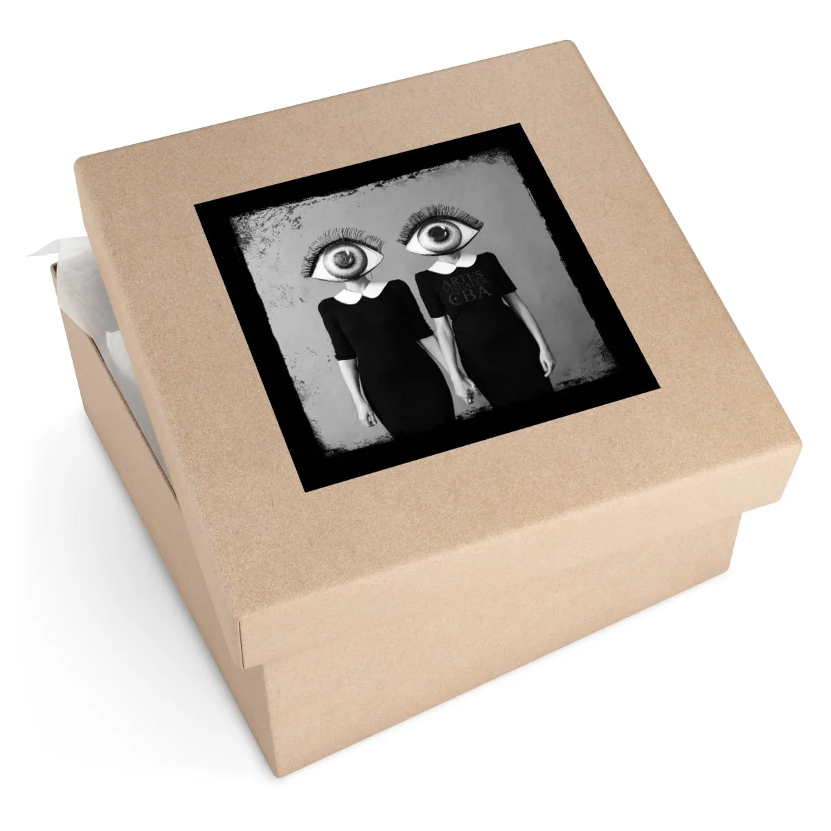 CBA Eyes of Art Square Stickers, Indoor\Outdoor by Insignia