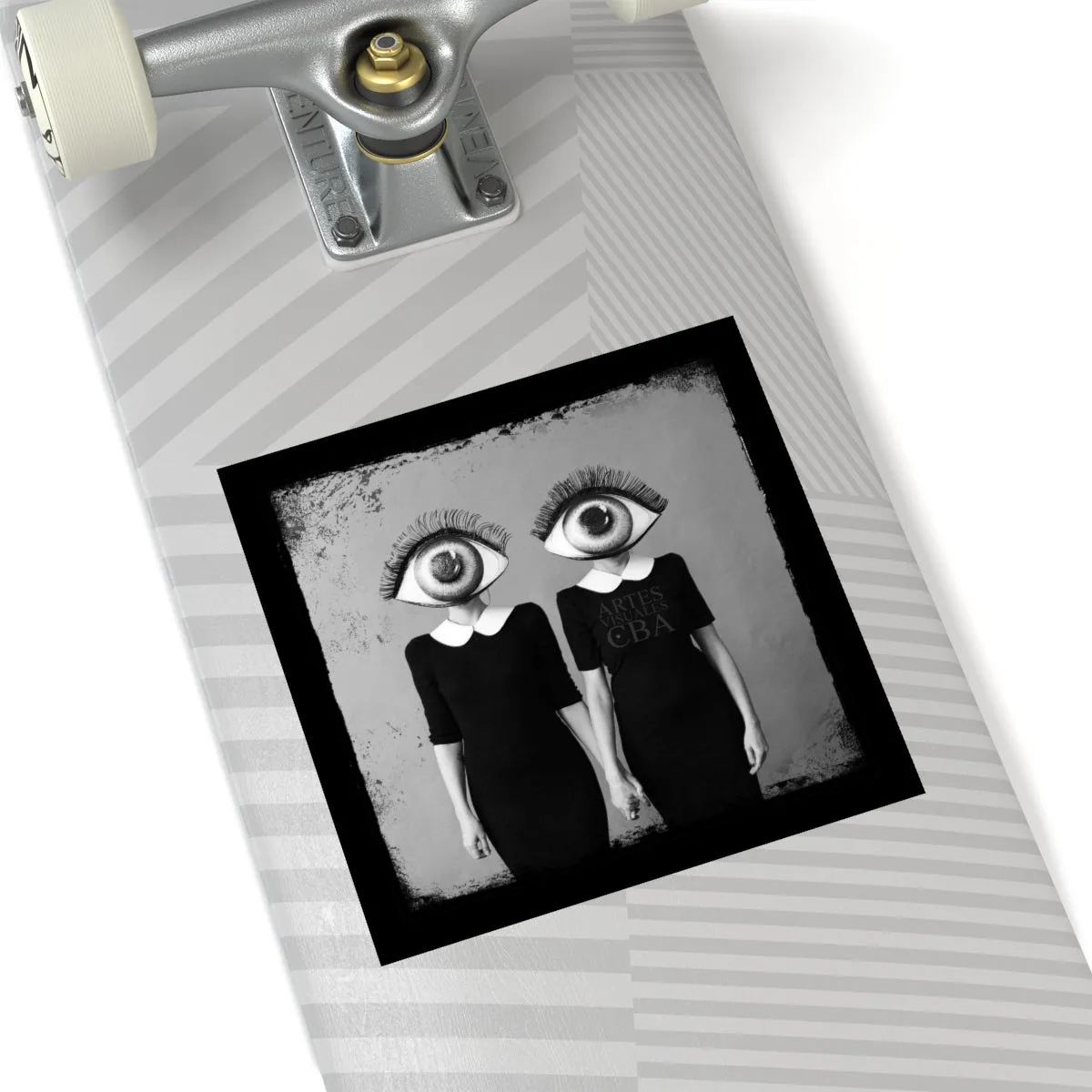 CBA Eyes of Art Square Stickers, Indoor\Outdoor by Insignia