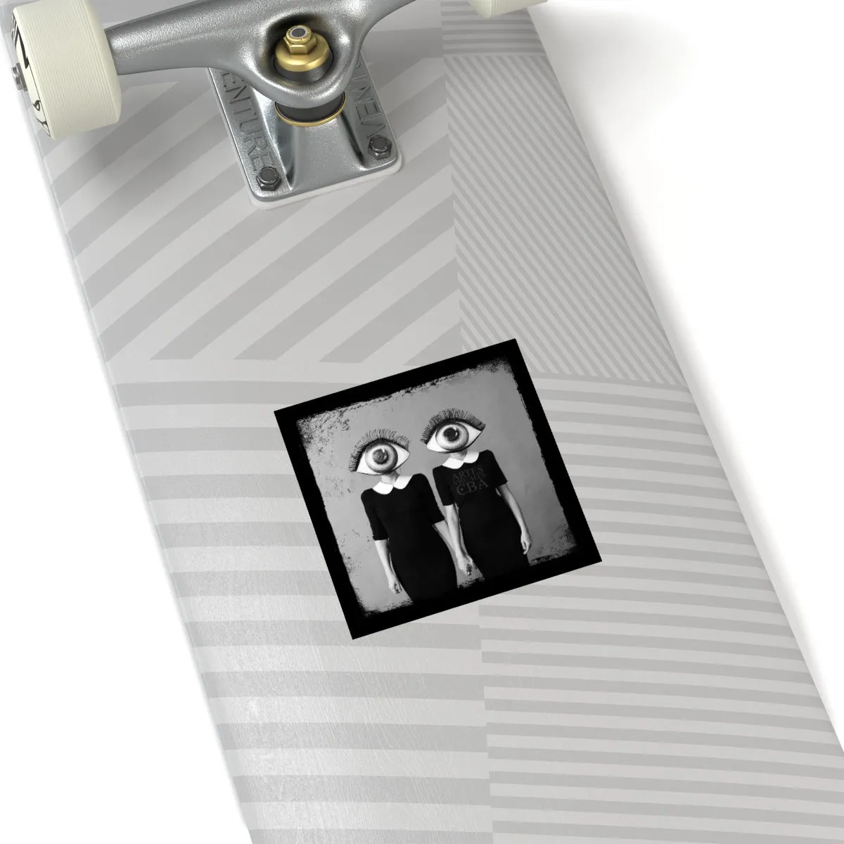 CBA Eyes of Art Square Stickers, Indoor\Outdoor by Insignia