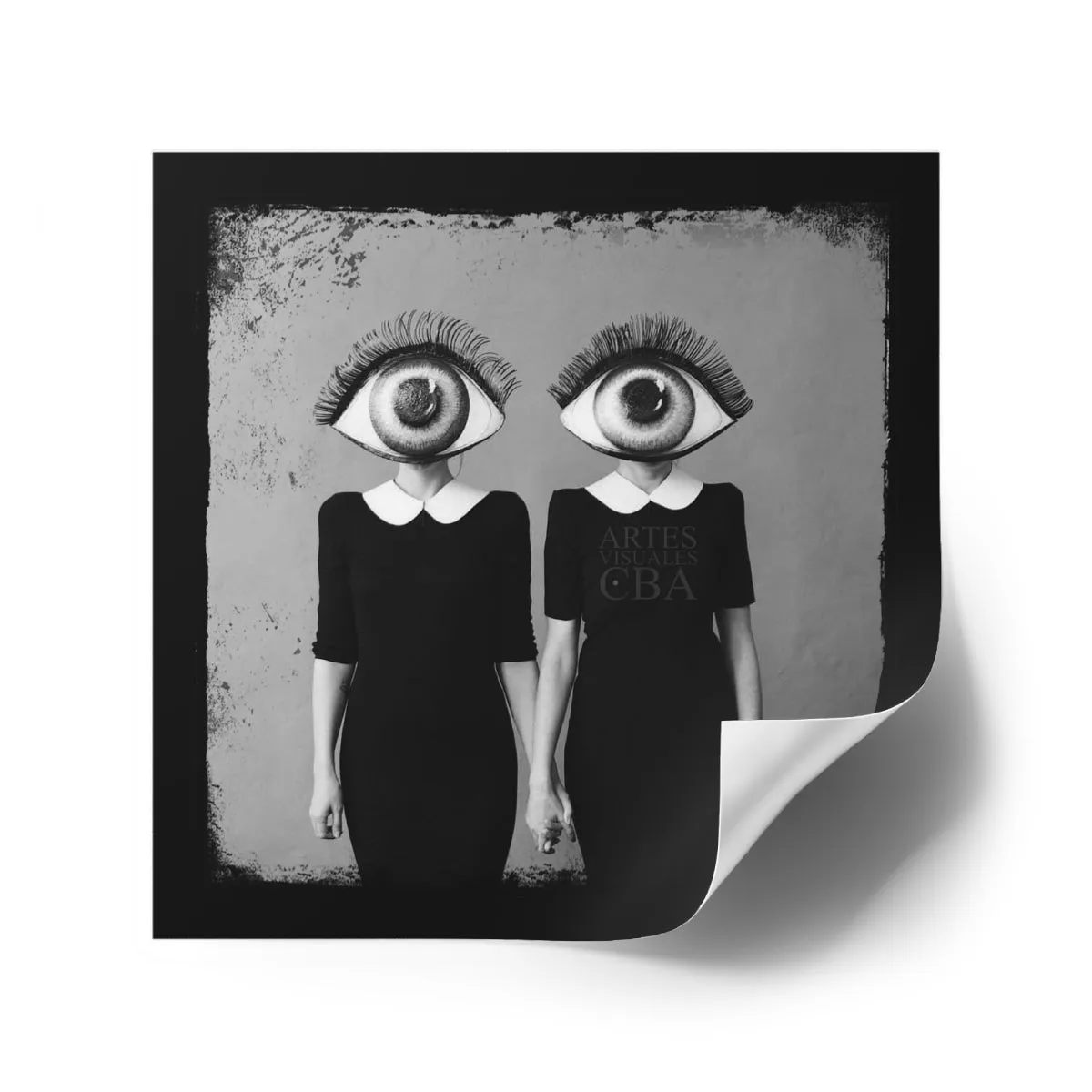CBA Eyes of Art Square Stickers, Indoor\Outdoor by Insignia