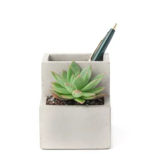 Concrete Planter & Pen Holder