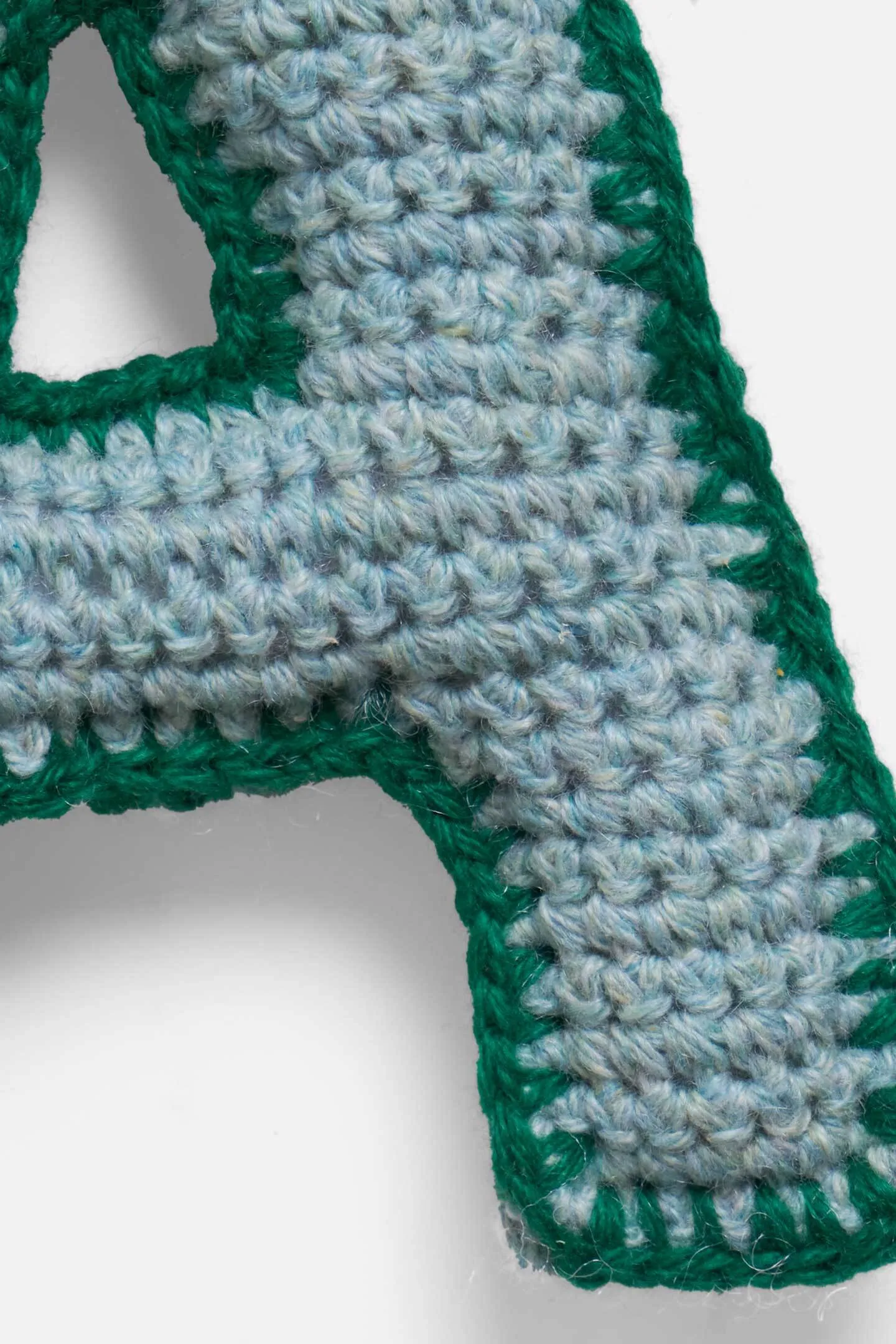 Crochet Letter Keychain Charm