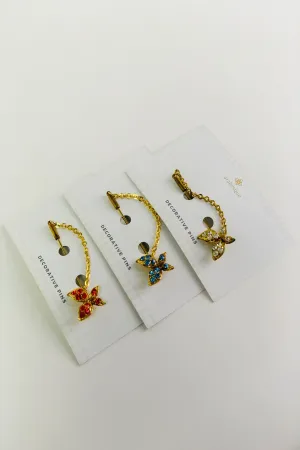 Crystal Diamante Hijab Pins - Pattern 1