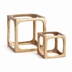CUBIST SCULPTURES SET OF 2 BY NAPA HOME & GARDEN