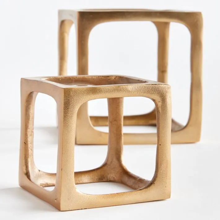 CUBIST SCULPTURES SET OF 2 BY NAPA HOME & GARDEN