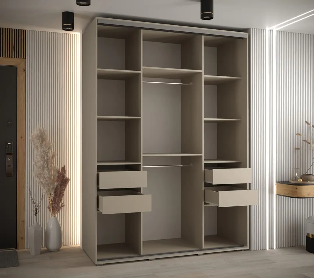 Dakota II Sliding Door Wardrobe 170cm