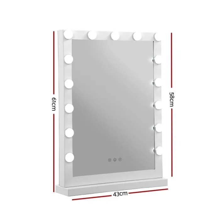 Embellir Hollywood Makeup Mirror - 15 Led Bulbs