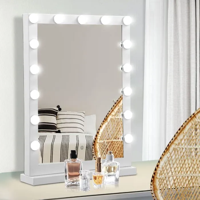 Embellir Hollywood Makeup Mirror - 15 Led Bulbs