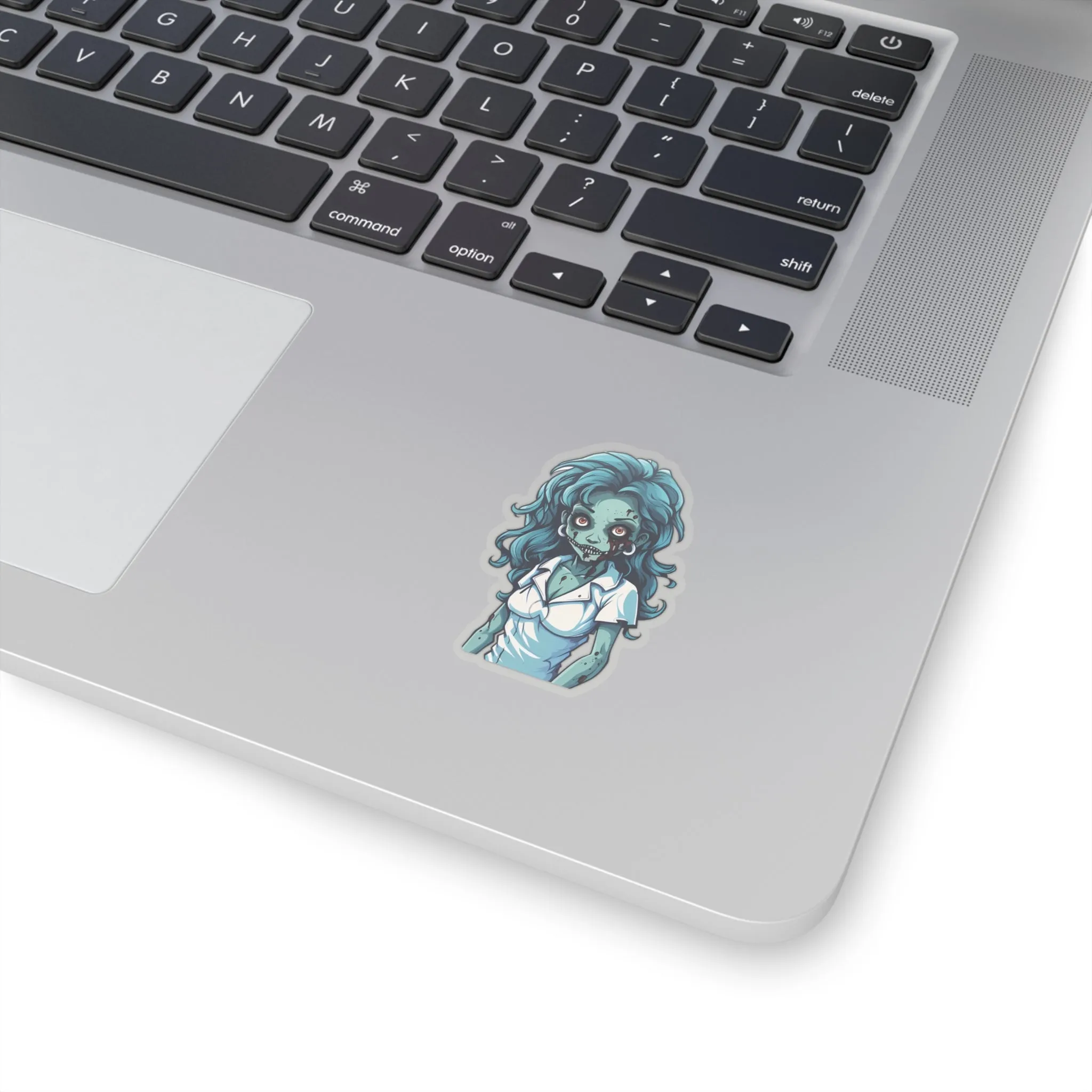Embrace the Haunting Vibes with Halloween Zombie Nurse Stickers