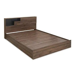 Engineered Wood Stylish Modern Style King Size Bed with Designer