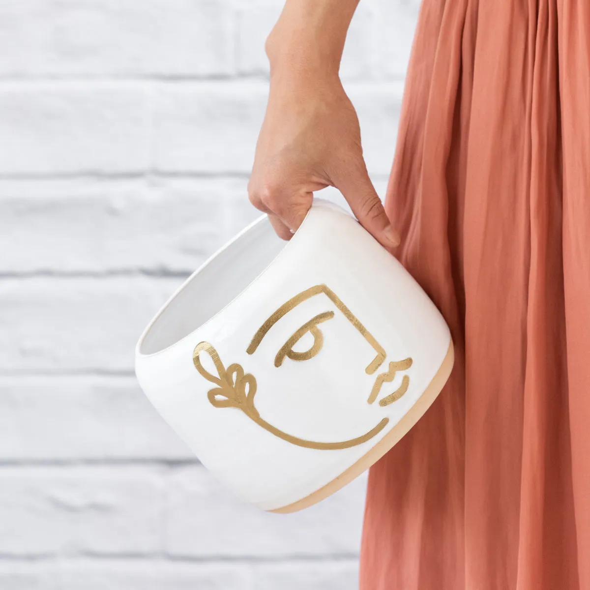 Faxi Planter - Face Pot