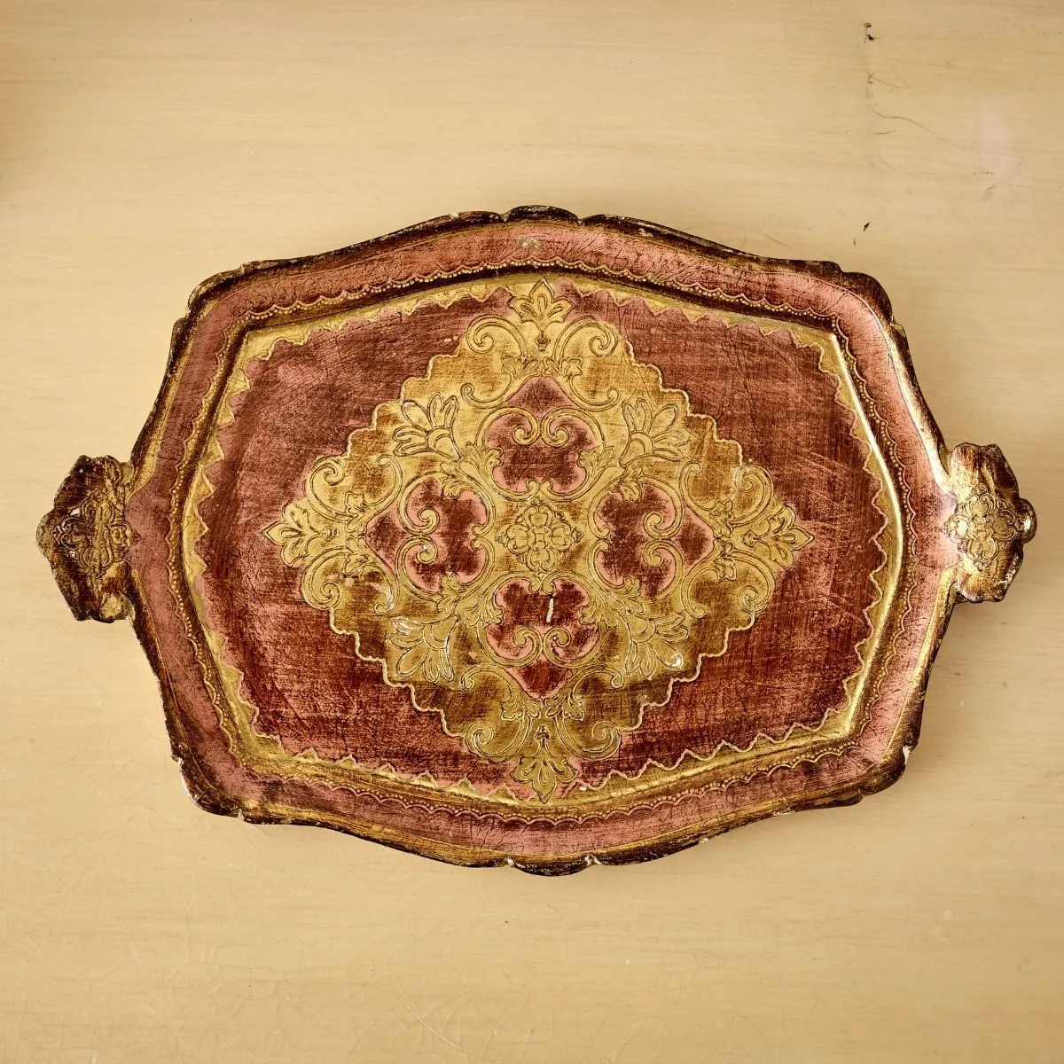 Florentine Diamond Tray