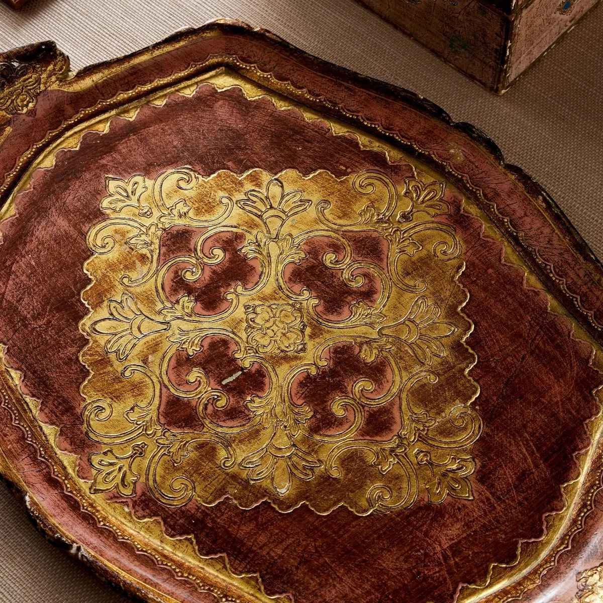 Florentine Diamond Tray