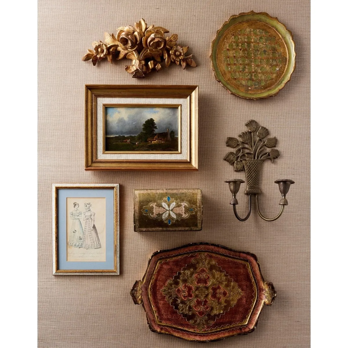 Florentine Diamond Tray