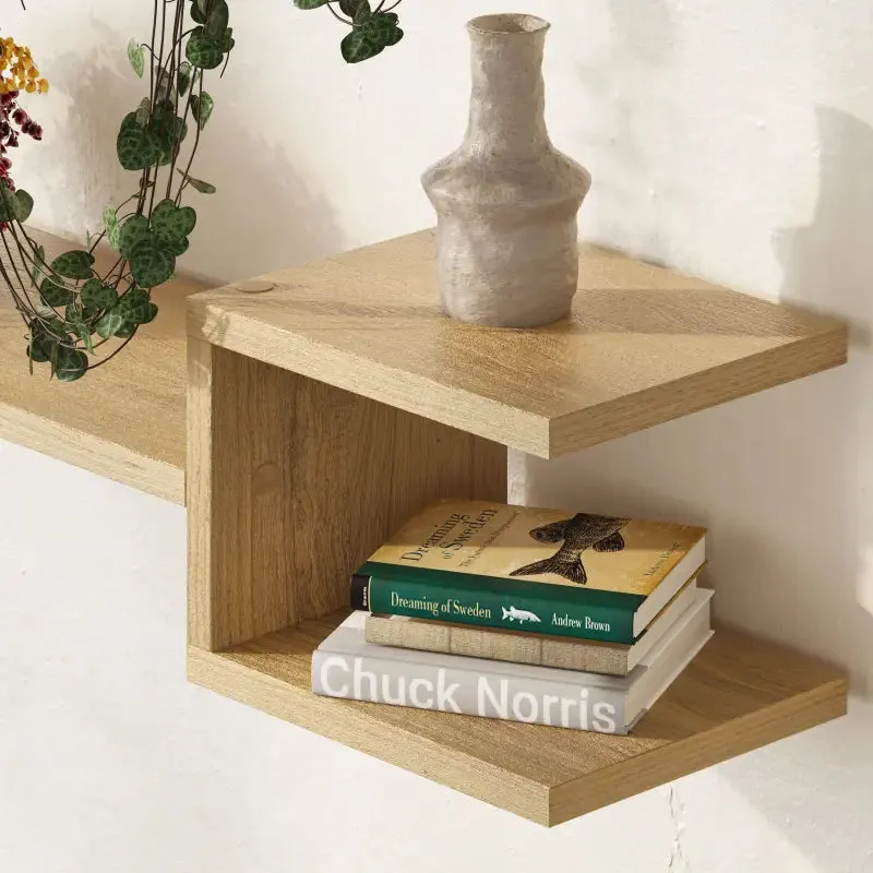 Fork Modern Floating Shelf Set 18.2cm Short
