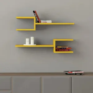 Fork Modern Floating Shelf Set 18.2cm Short